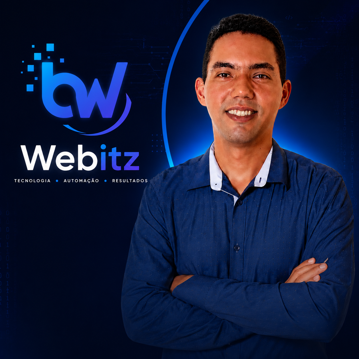 Representação abstrata de painéis de vidro e nós de rede conectados por luz azul e violeta